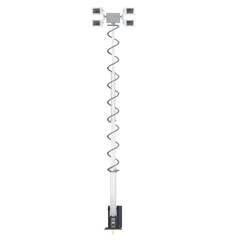 หอคอยไฟ LED สำหรับยานพาหนะสูง 2.5 ม